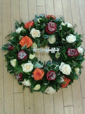 Blingy Roses wreath