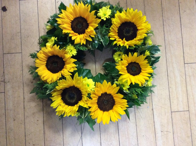 Sunflower Wreath