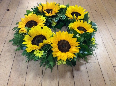 Sunflower Wreath