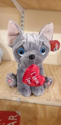 Cute Frenchi Valentines dog
