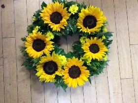 Sunflower Wreath