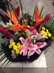 Heliconia and Lilies Supreme