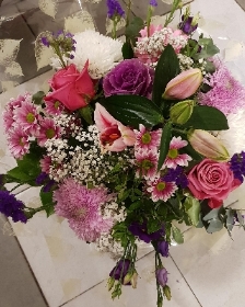 Shades of pink bouquet