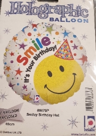 Smiley Birthday Balloon