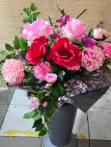 Silk flower bouquet